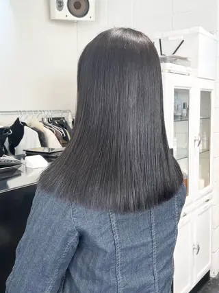 セミロング カラー HARU//原宿🤍 リピート率NO.1のヘアスタイル