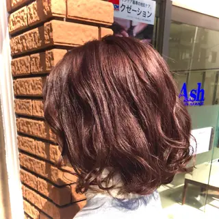 ミディアム 🔥店長 原田🔥 Ash日野店のヘアスタイル