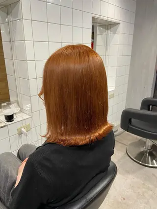 ロング カラー ブリーチなし🌼トレ ンド🌼似合わせのヘアスタイル