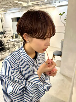 ショート 骨格診断で絶対可愛い ✨丸みショート✨凌弥のヘアスタイル