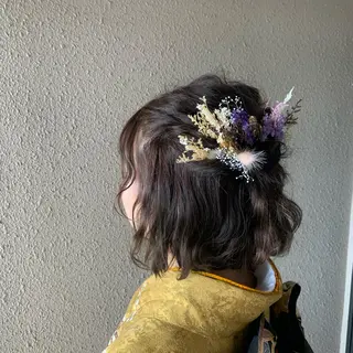 ショート ヘアアレンジ chouette/ 根本優希のヘアスタイル