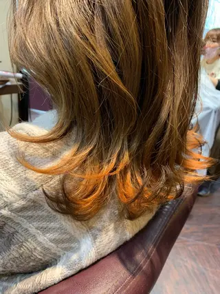 ミディアム カラー Dahlia所属・Dahlia 鈴木のヘアスタイル