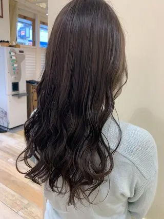 ロング カラー ボブ/美髪矯正 /佐藤　奈巳のヘアスタイル