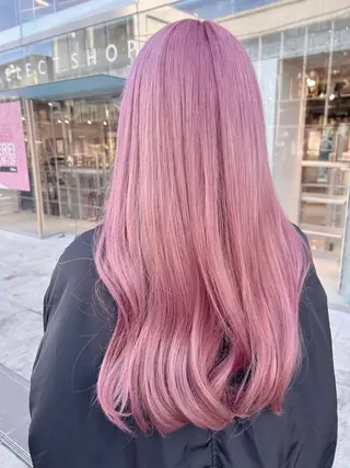 ロング カラー ヘアアレンジ 💕ブリーチ/ヘアメ 🎀YUUKAのヘアスタイル