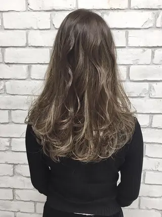 ロング カラー カラー特化サロン大阪 ルービック江坂/新城のヘアスタイル