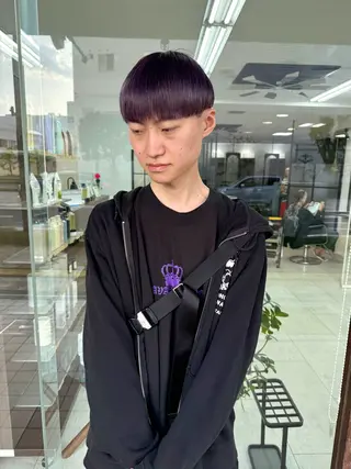 ショート カラー メンズ メンズパーマの達人 / タカシマダイスケのヘアスタイル