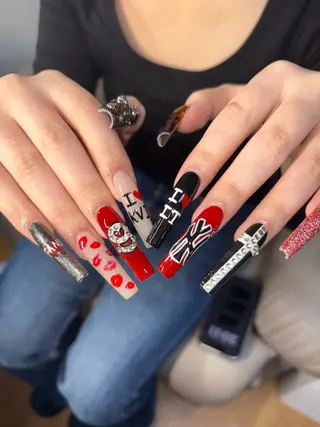 ネイル ⟡.·coco⟡.· 年始予約解放中のネイルデザイン