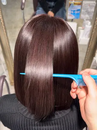 ミディアム カラー ハイトーン/ネイル /ミウ 🌺❤︎のヘアスタイル