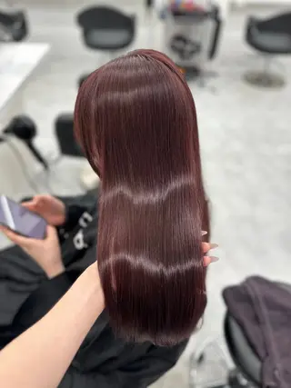 ロング カラー パーマ ヘアアレンジ メンズ キッズ ♥️韓国ヘア レイヤー♥️ゆりのヘアスタイル