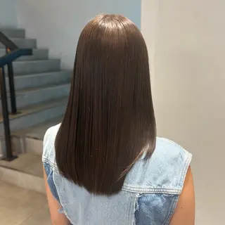 カラー 透明感カラー/レイヤ ーカットりこ🤎🫧のヘアスタイル