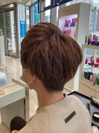 カラー メンズ メンズ縮毛矯正 ♠️店長下平隼人のヘアスタイル