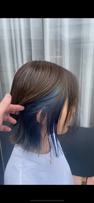 カラー 松田 望愛/透明感カラーのヘアスタイル