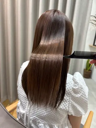 ロング カラー Atre.所属・🤍美髪縮毛/髪質 改善/池上夏凜🤍のヘアスタイル