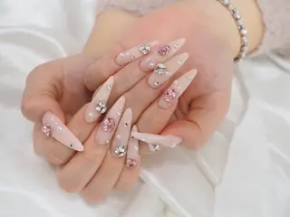 ロング ネイル Amore 板谷爽花のネイルデザイン