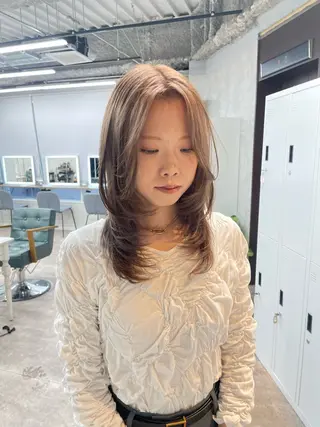 ミディアム カラー limit🦄副店長 髪質改善KOUHEIのヘアスタイル