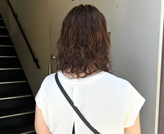 ミディアム メイ🩰wカラー/ お呼ばれヘアのヘアスタイル