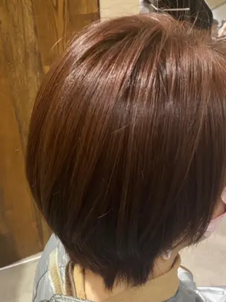 ショート カラー 髙木美緒🌿 レイヤー/アレンジのヘアスタイル