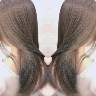 セミロング カラー 💗艶×髪改善カラー 特化💗AYAKIのヘアスタイル