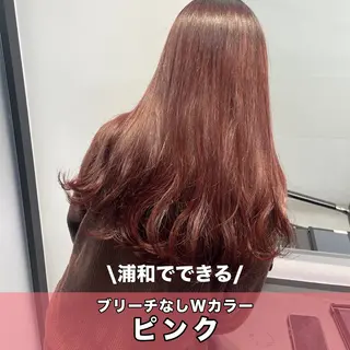 セミロング カラー サロウィン浦和所属・愛されヘア/ 暖色カラー/まいこのヘアスタイル