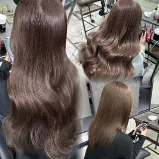 ロング カラー Kvell&Co.所属・ミルクティー💞 ハイトーン/emaのヘアスタイル