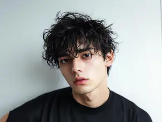 ショート カラー パーマ CLUTCH天王寺 西藤遥河のヘアスタイル