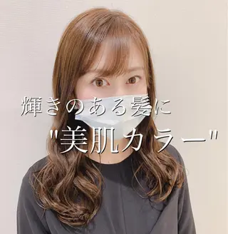 セミロング カラー 【悩み解決！美髪へ】 店長 平間 響のヘアスタイル