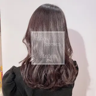 セミロング カラー 新宿/韓国風レイヤー 髪質改善/渋谷直樹のヘアスタイル