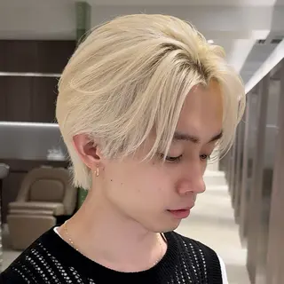 メンズ synergy men's hair所属・kanon本厚木 シースルーマッシュのヘアスタイル