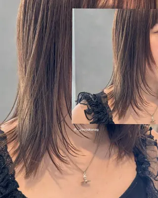 ミディアム カラー kanami - ROCCO -のヘアスタイル