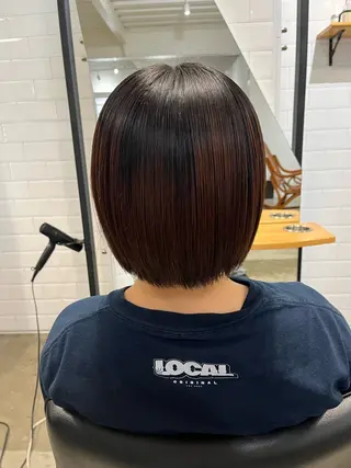 ショート ノハナ💜北谷 BY MY SIDEのヘアスタイル