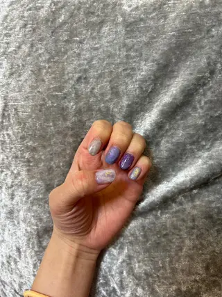 ネイル 個性派ニュアンス nuts nail所属・【池袋】nuts nail　なつみのネイルデザイン