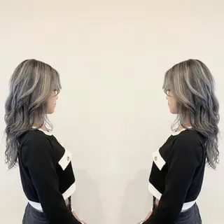 ロング カラー Hair make VERDA所属・富永 憲一郎のヘアスタイル