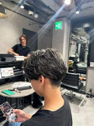 ショート カラー ヘアアレンジ メンズ NEXT NEO所属・メンズヘア静岡 ✂︎Ryuheiのヘアスタイル