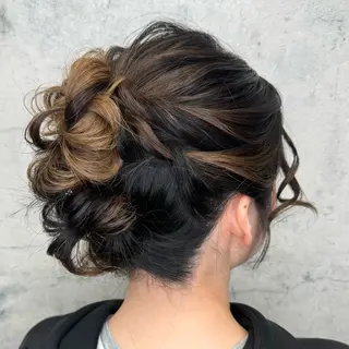 ヘアアレンジ 松本ののか /錦/ヘアセットのヘアスタイル