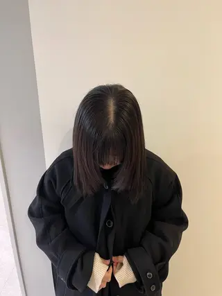 カラー films所属・AYA/films 韓国/レイヤー／ボブのヘアスタイル