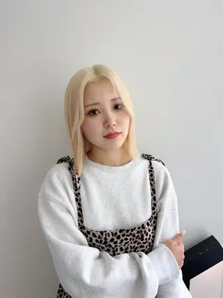 カラー ハイトーン特化 pepe🎀のヘアスタイル