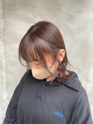 ミディアム luve heart's And Be minamisemba所属・高嶋 奏音のヘアスタイル