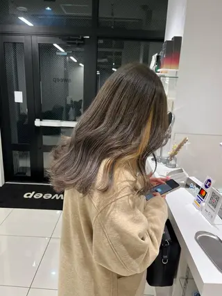 ロング カラー りおな/エクステ /ミルクティーカラーのヘアスタイル