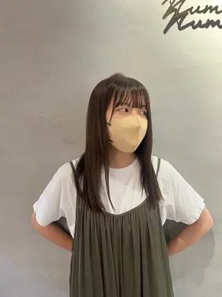 ロング 山村 野々羽のヘアスタイル