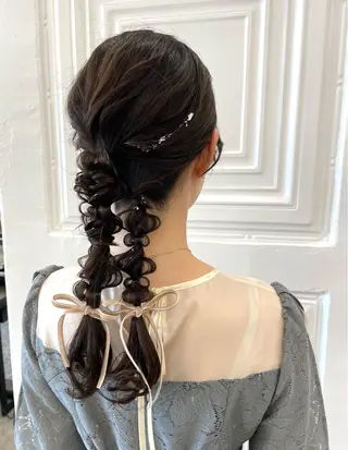 ロング ヘアセット/似合わせ ヘア/ MIHO🩵のヘアスタイル