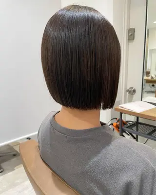 ショート 髪質改善ストレート✨ karinaのヘアスタイル