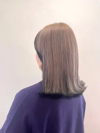 ミディアム カラー mopa所属・mopa_kaede 暖色カラー/ロングのヘアスタイル