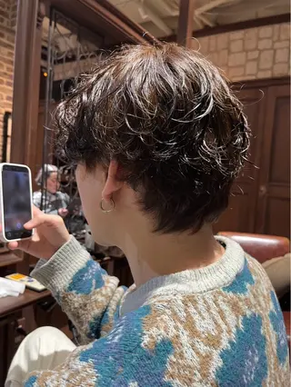 パーマ Y U K Iのヘアスタイル