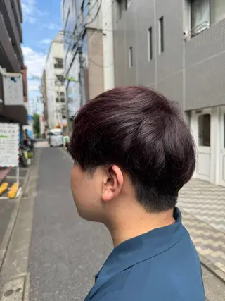 カラー メンズ スキバサミを使わない カット✂︎カズマのヘアスタイル