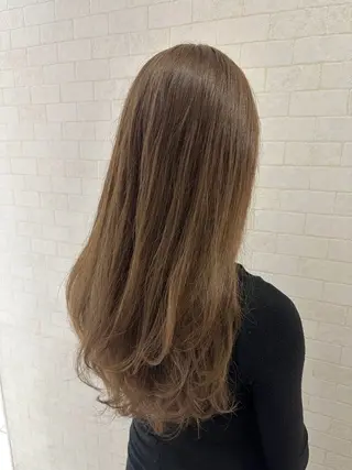 ロング カラー 大人レイヤー& 透明感カラー💄のヘアスタイル