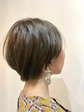 ショート カラー 女性専用サロン 【中崎町】ゆきみのヘアスタイル