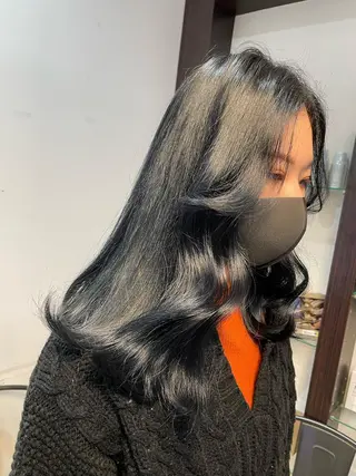 セミロング カラー 学生人気no.1 🦋ナツミのヘアスタイル