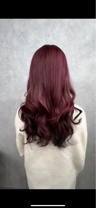 ロング カラー 🍎暖色カラーで大人 可愛く🍒齋藤すみれのヘアスタイル