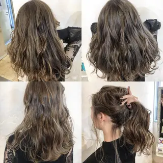 ロング 角床直哉 カラーカットNO 1のヘアスタイル