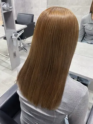 セミロング カラー L'wis所属・川浪 ほほみのヘアスタイル